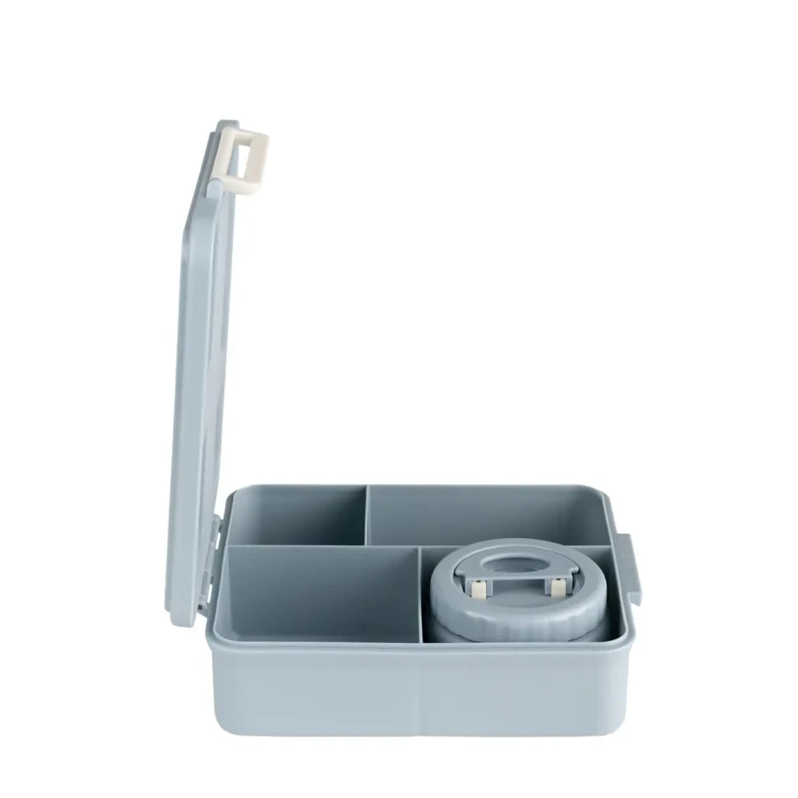 Grand lunch box z termosem - Spaceship / Citron