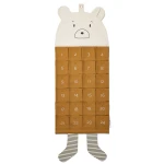 Kalendarz adwentowy Klaus - Mr bear golden caramel multi mix / Liewood