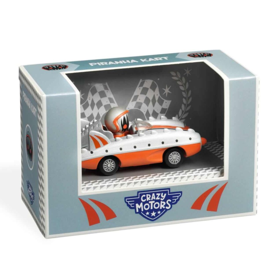 Autko CRAZY MOTORS - PIRANHA KART / Djeco DJ05484