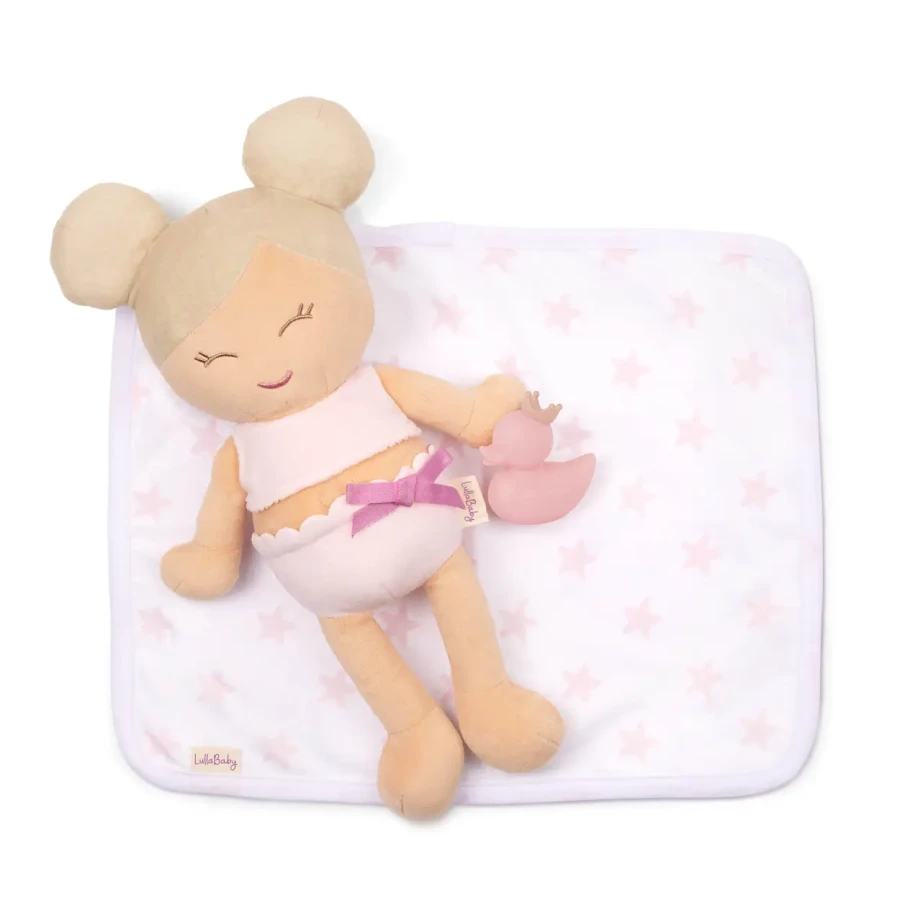 Bath Doll Lulla Baby - lalka przytulanka do kąpieli - blondynka / LullaBaby