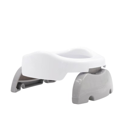 2w1 nocnik turystyczny dla dziecka i nakładka na toaletę, biało-szary / Potette Plus