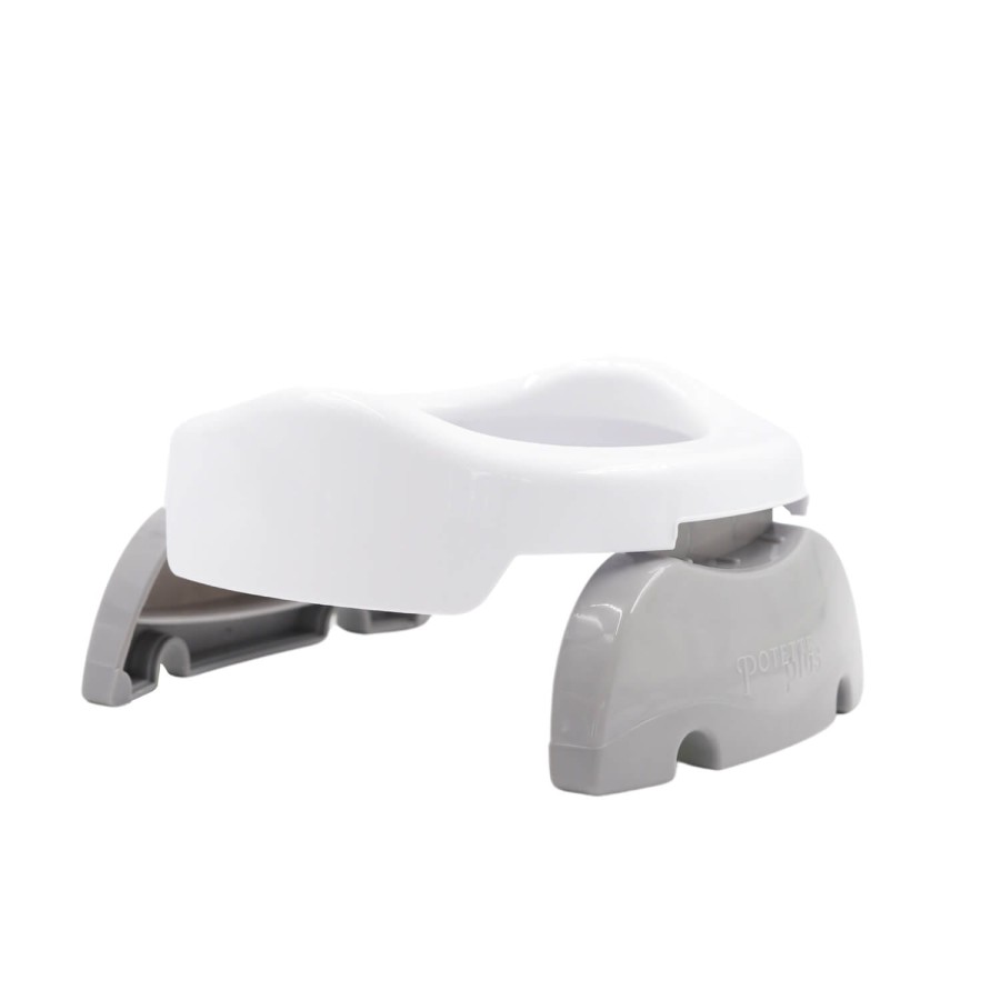 2w1 nocnik turystyczny i nakładka na toaletę, biało-szary / Potette Plus