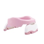 2w1 nocnik turystyczny i nakładka na toaletę, różowo-biały / Potette Plus