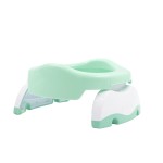 2w1 nocnik turystyczny i nakładka na toaletę, miętowo-biały / Potette Plus