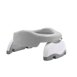 2w1 nocnik turystyczny i nakładka na toaletę, szaro-biały / Potette Plus