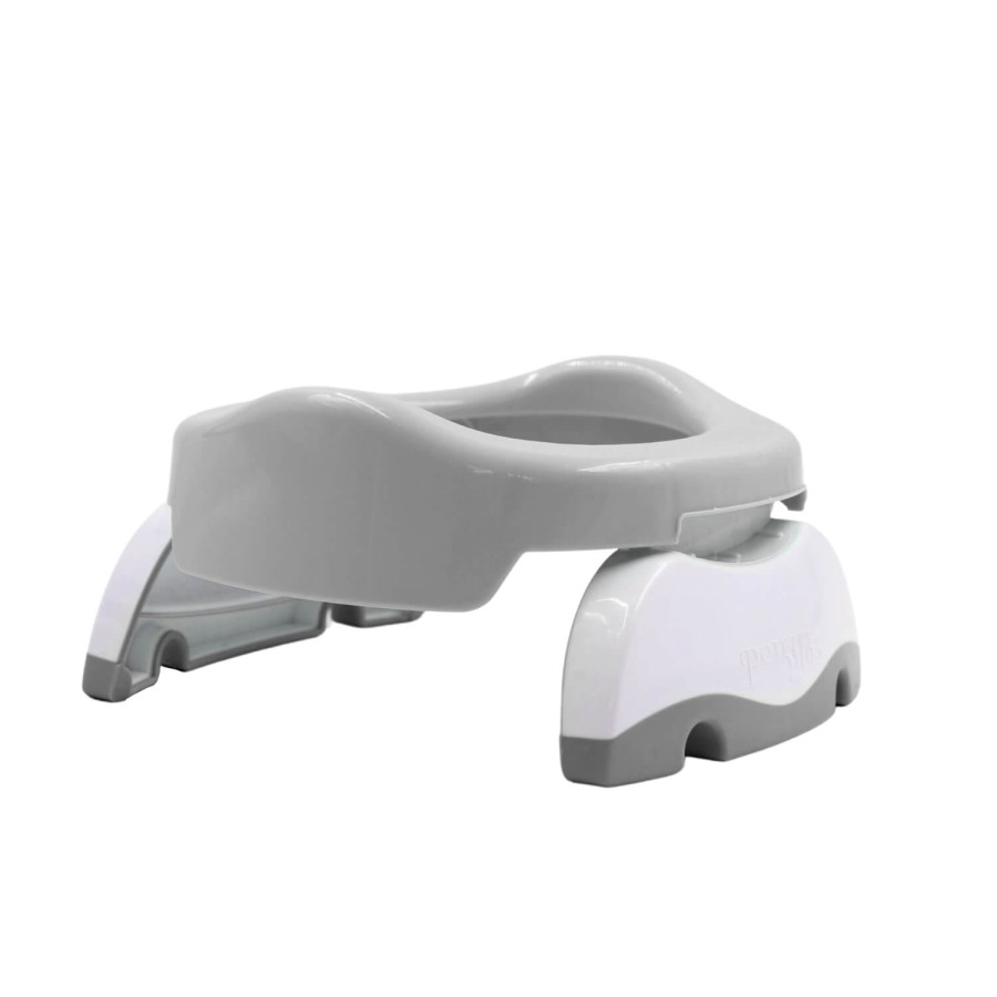 2w1 nocnik turystyczny i nakładka na toaletę, szaro-biały / Potette Plus