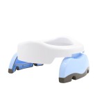 2w1 nocnik turystyczny i nakładka na toaletę, biało-niebieski / Potette Plus