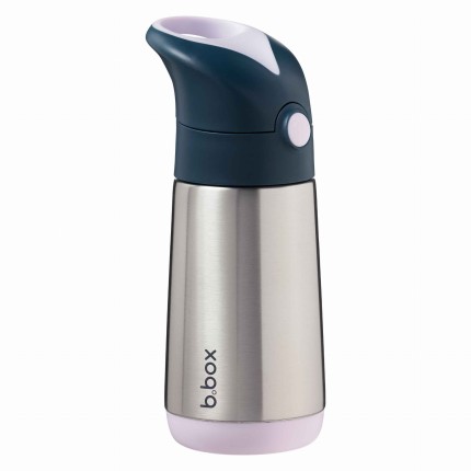 Termobutelka ze słomką INDIGO ROSE 350 ml / b.box