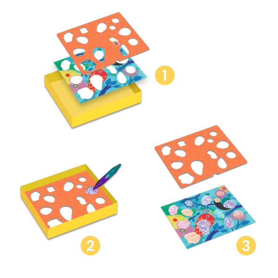 Zestaw KREATYWNY ŚWIAT ZWIERZĄT / Djeco DJ08993