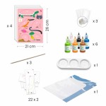 Zestaw artystyczny "MARMURKOWE KOLOROWANIE" / Djeco DJ09351