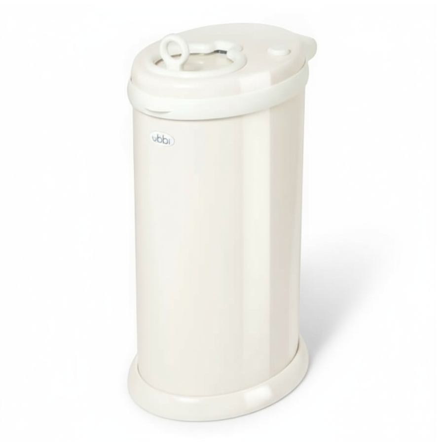 Stalowy kosz na pieluchy - Ivory / Ubbi U10007