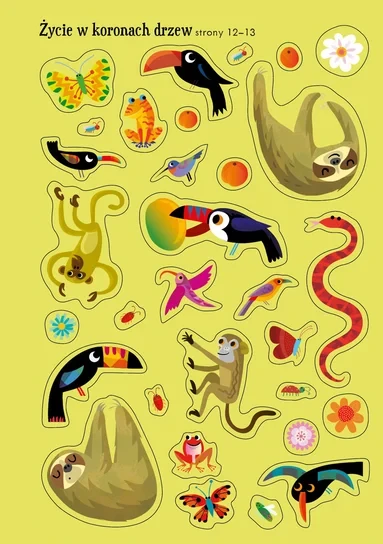 Lubię naklejać. Leniwce / Wydawnictwo Wilga