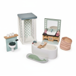 Drewniane meble do domku dla lalek - łazienka / Tender Leaf Toys TL8151