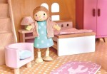 Drewniane meble do domku dla lalek - sypialnia / Tender Leaf Toys TL8152
