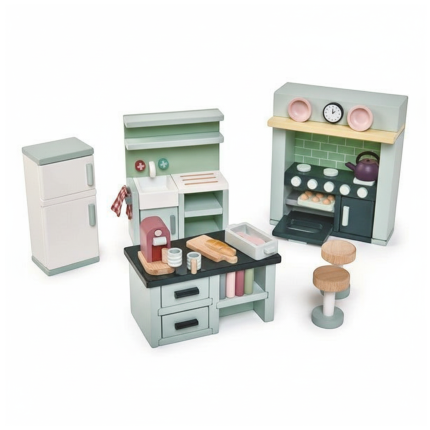 Drewniane meble do domku dla lalek - kuchnia / Tender Leaf Toys TL8153
