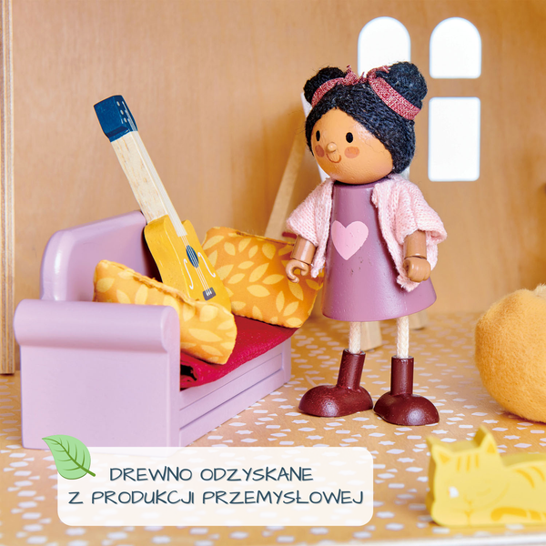 Drewniane meble do domku dla lalek - pokój młodzieżowy / Tender Leaf Toys TL8155