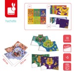 Zestaw kreatywny Przestrzenne kartki pop-up 3D Zwierzęta 6+ / Janod