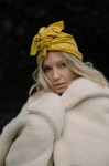 Turban Velvet Spicy Mustard RÓŻNE ROZMIARY / Looks by LUKS