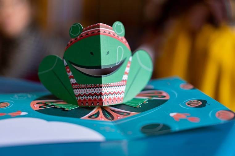 Zestaw kreatywny Przestrzenne kartki pop-up 3D Zwierzęta 6+ / Janod