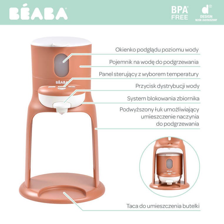 Ekspres do mleka 2w1 Terracota Bib'expresso® / Beaba