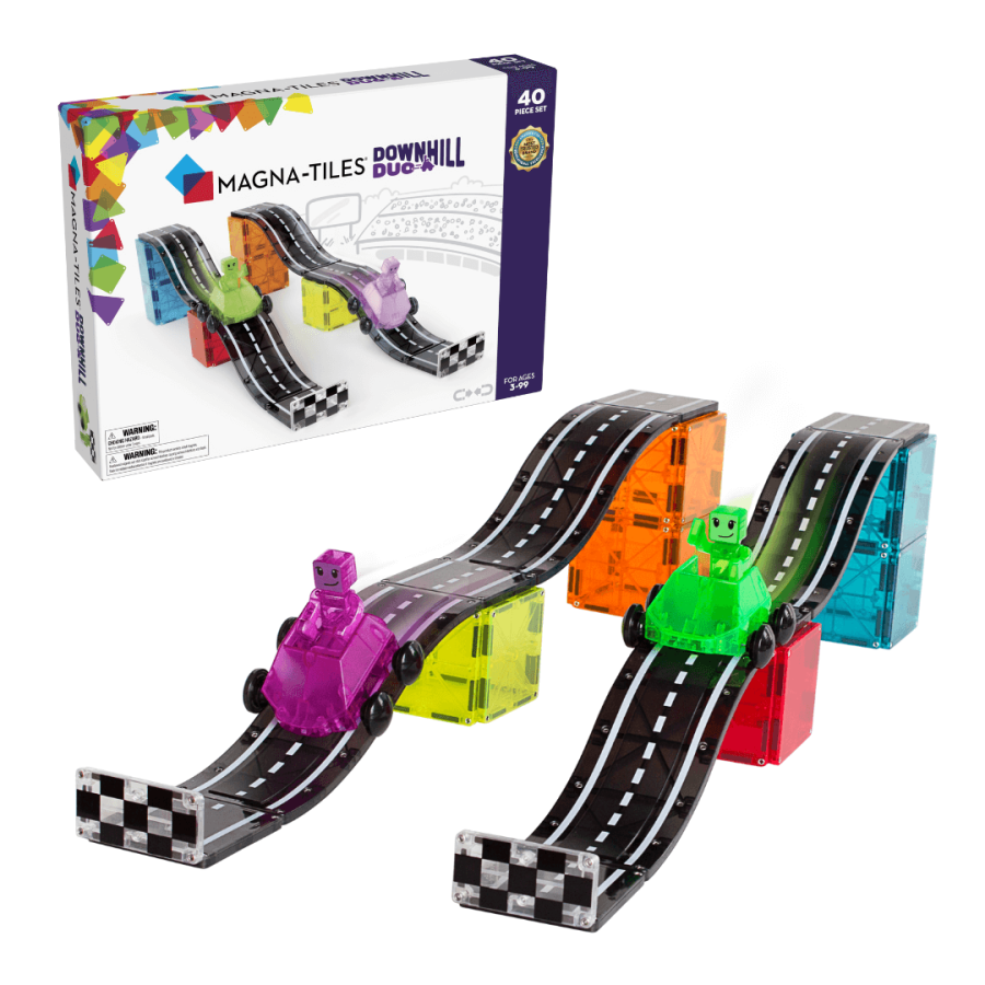 Klocki Magnetyczne Downhill Duo 40 el. / Magna-Tiles