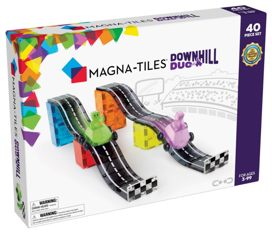 Klocki Magnetyczne Downhill Duo 40 el. / Magna-Tiles