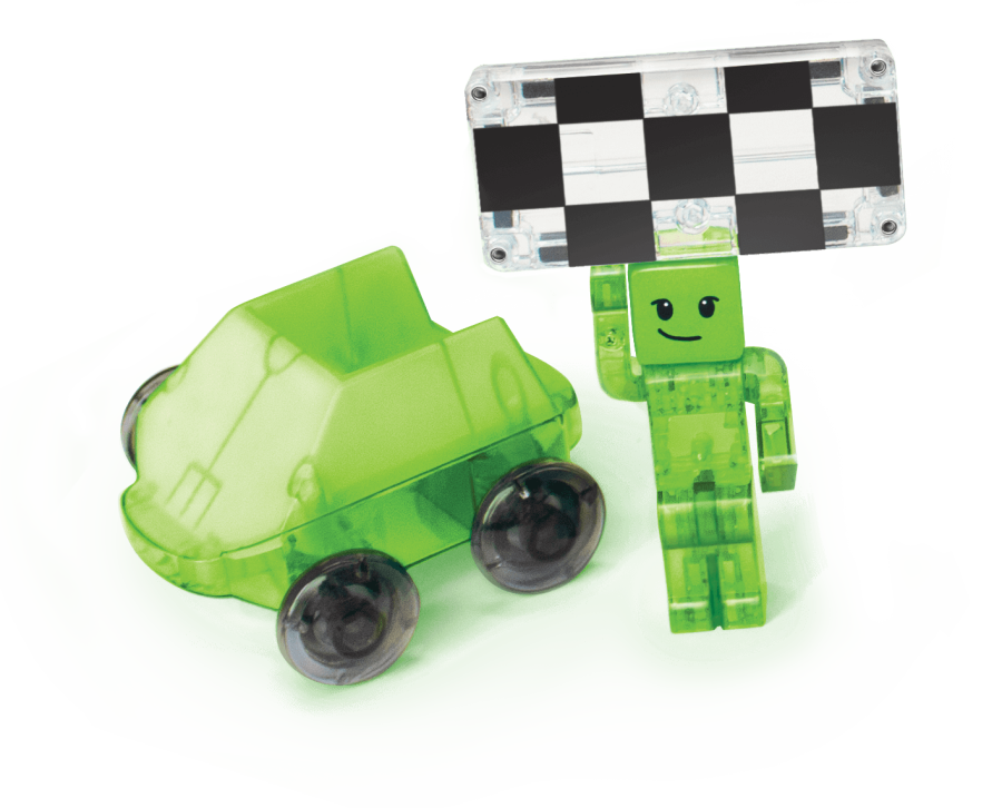 Klocki Magnetyczne Downhill Duo 40 el. / Magna-Tiles