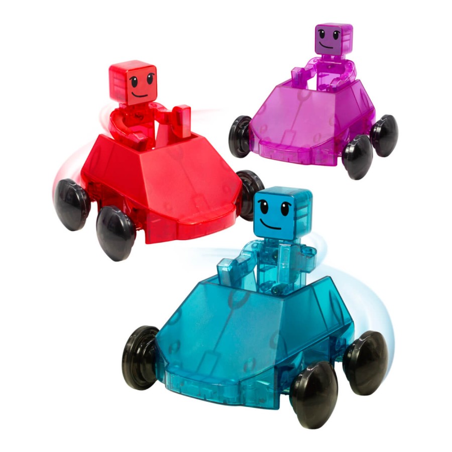 Magnetyczne Samochodziki Dashers 6 el. / Magna-Tiles