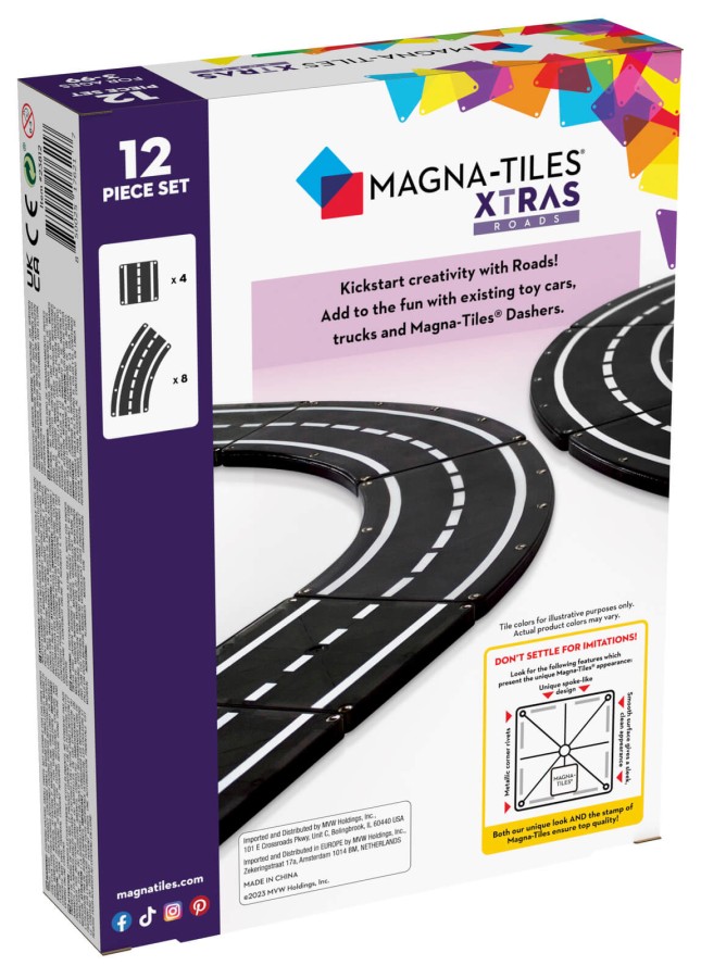Magnetyczna droga 12 el. / Magna-Tiles