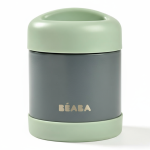 Pojemnik-termos obiadowy ze stali nierdzewnej z hermetycznym zamknięciem 300 ml: mineral grey, sage green / Beaba