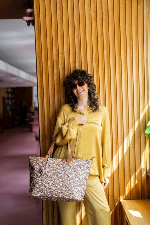 Torba dla mamy M - FEERIA PREMIUM - FLOWER STYLES / La Millou