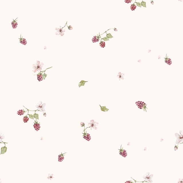 Pikowana kosmetyczka maliny / Samiboo