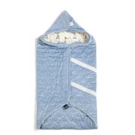 Kocyk do fotelika samochodowego MULTI - HEARTBEAT BLUE MUSIC / La Millou