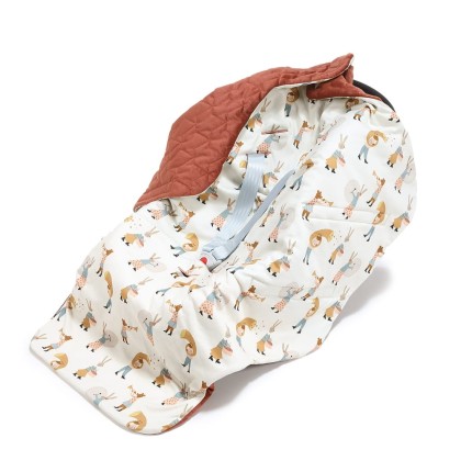 Kocyk do fotelika samochodowego MULTI - HEARTBEAT PINK MUSIC / La Millou