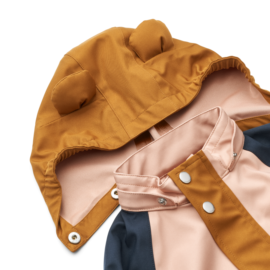 Kurtka i spodnie przeciwdeszczowe Dakota - Tuscany rose mix / Liewood g