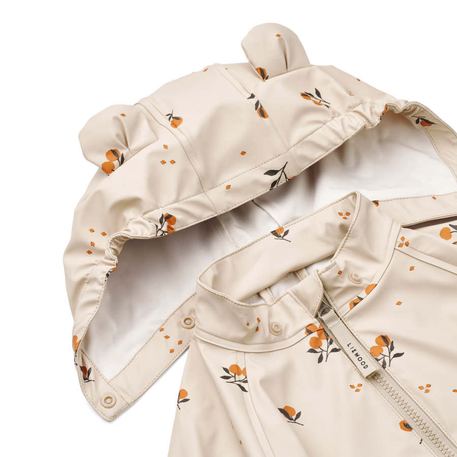 Zestaw przeciwdeszczowy Melodi Printed - Peach, sandy / Liewood