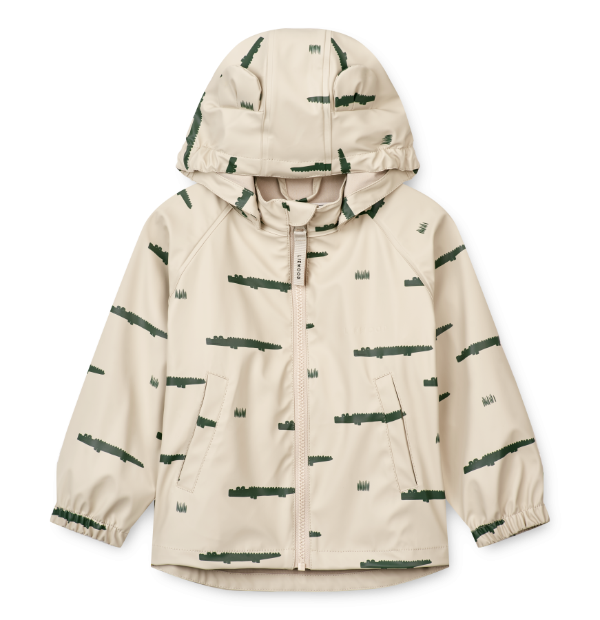 Zestaw przeciwdeszczowy Melodi Printed - Crocodile, sandy / Liewood