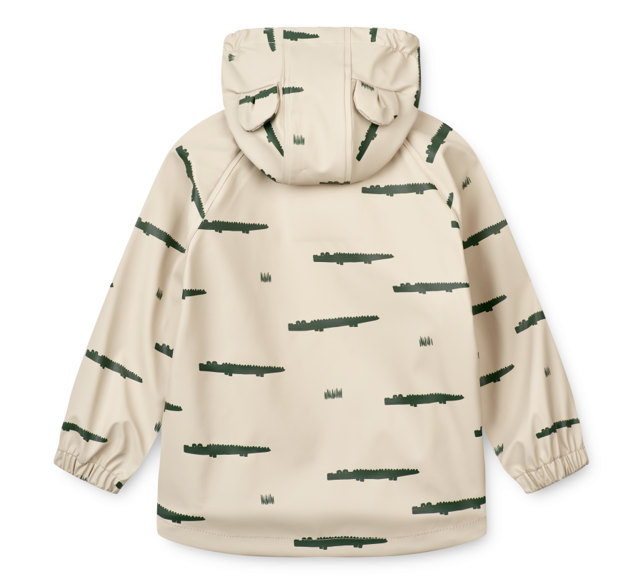 Zestaw przeciwdeszczowy Melodi Printed - Crocodile, sandy / Liewood