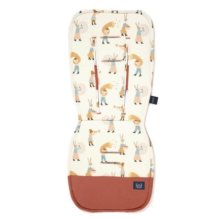 Wkładka do wózka Multi - HEARTBEAT PINK MUSIC / La Millou