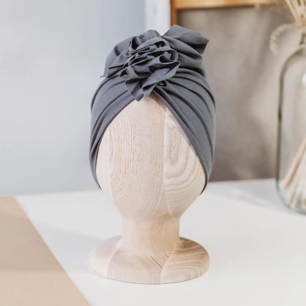 Turban Organic Grey / Looks by Luks