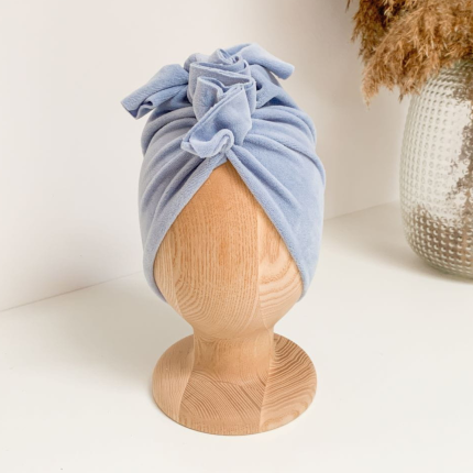 Turban Velvet Ice Blue / Looks by Luks