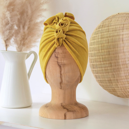 Turban Velvet Spicy Mustard / Looks by Luks