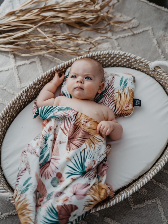 Śpiworek do spania - BOHO PALMS LIGHT / La Millou
