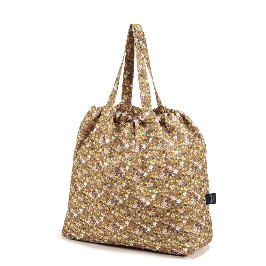 Shopper Bag z kieszonką - FLOWER STYLES / La Millou