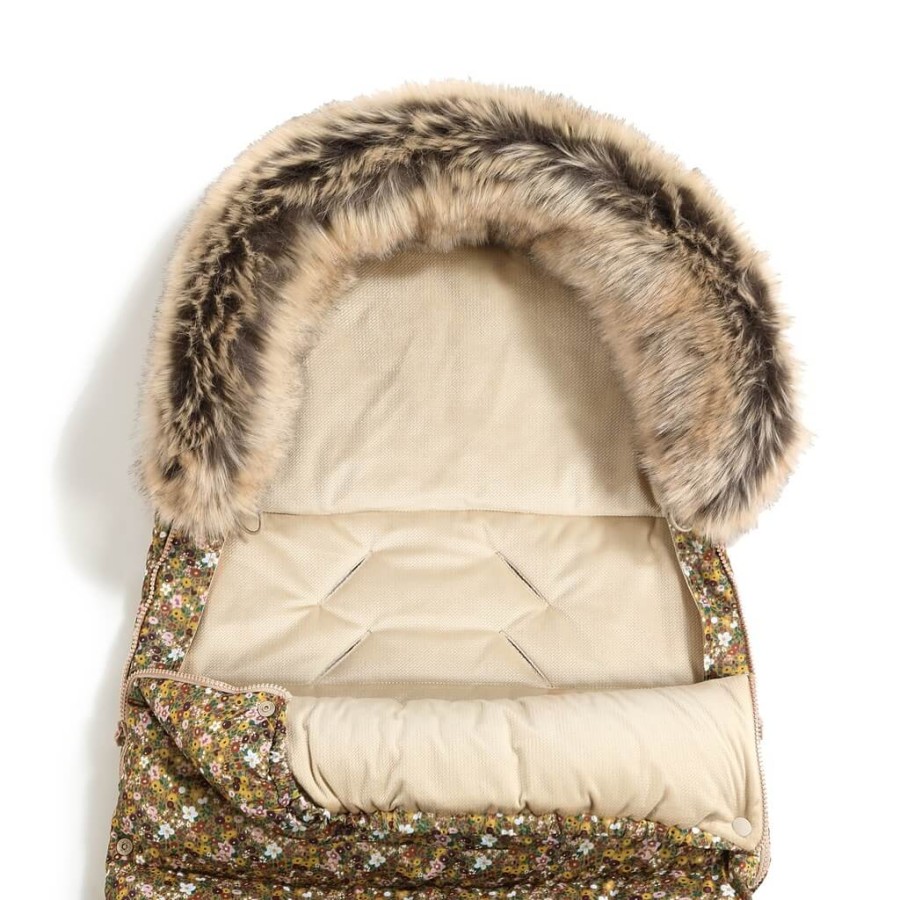 Zimowy śpiworek ASPEN WINTERPROOF COMBO - FLOWER STYLES, SAND / La Millou