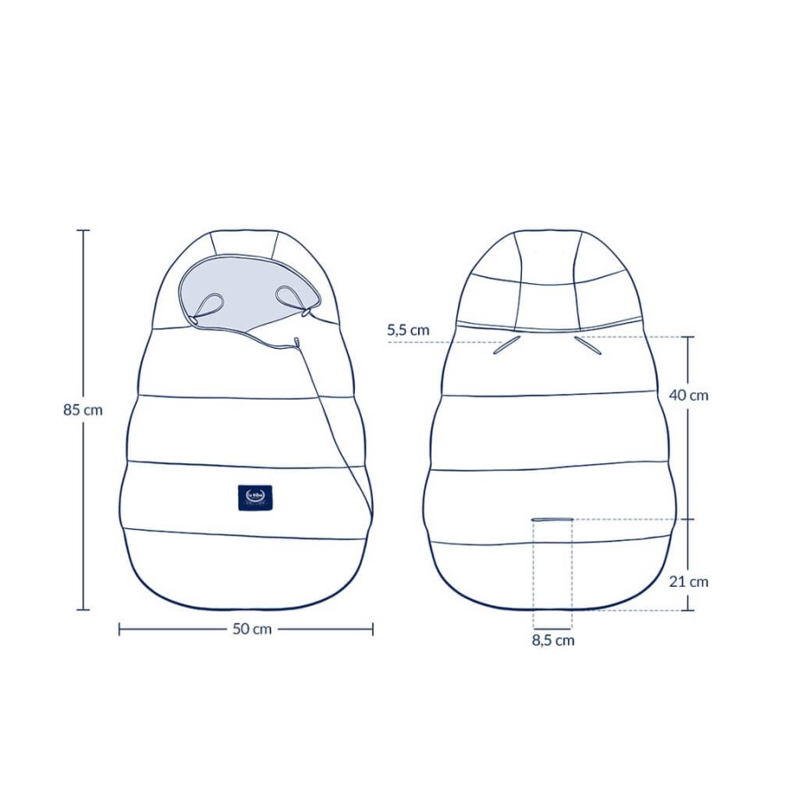 Zimowy śpiworek ASPEN WINTERPROOF BABY, Ginger / La Millou