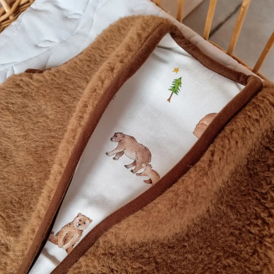 Śpiworek do spania MERINO Bears / Layette