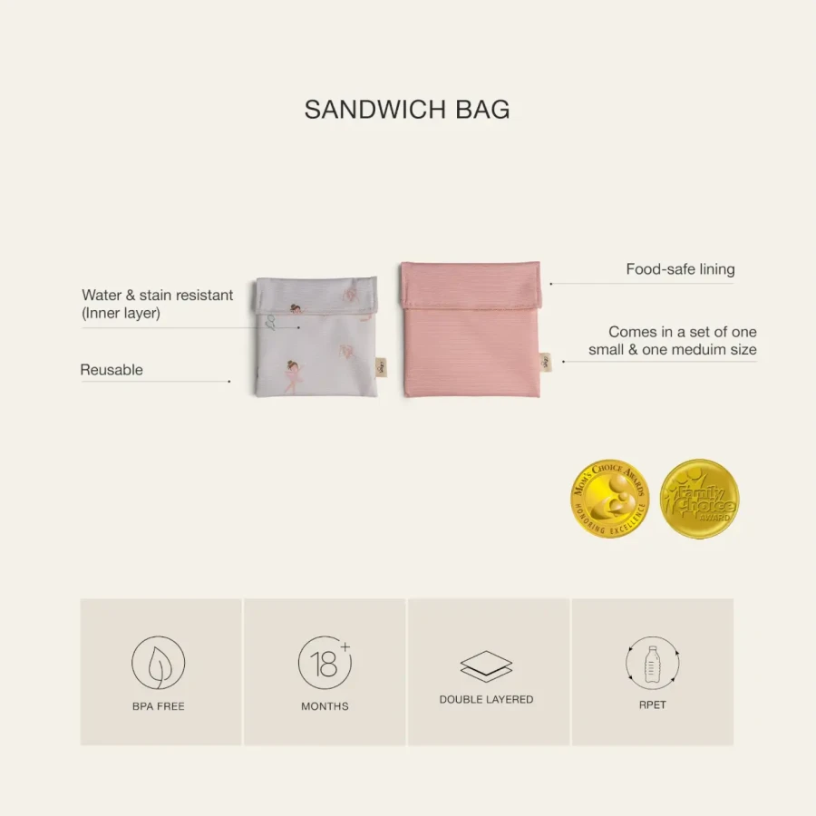 Torebki na kanapki 2szt. - Samochody / Citron