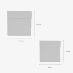 Torebki na kanapki 2szt. - Striped Caramel / Citron