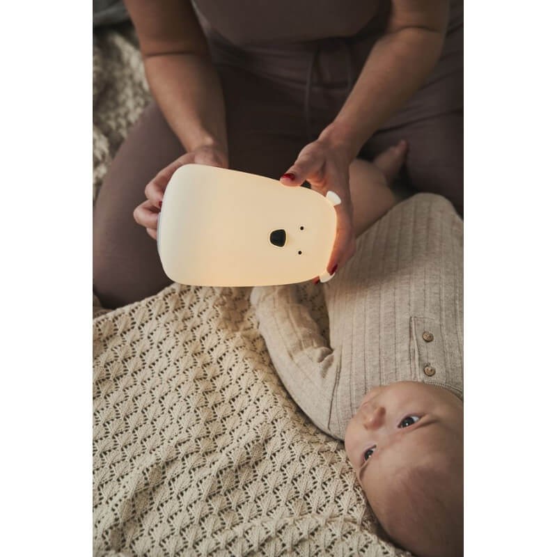 Duża lampka led MIŚ BIAŁY bezpieczna dla Twojego dziecka